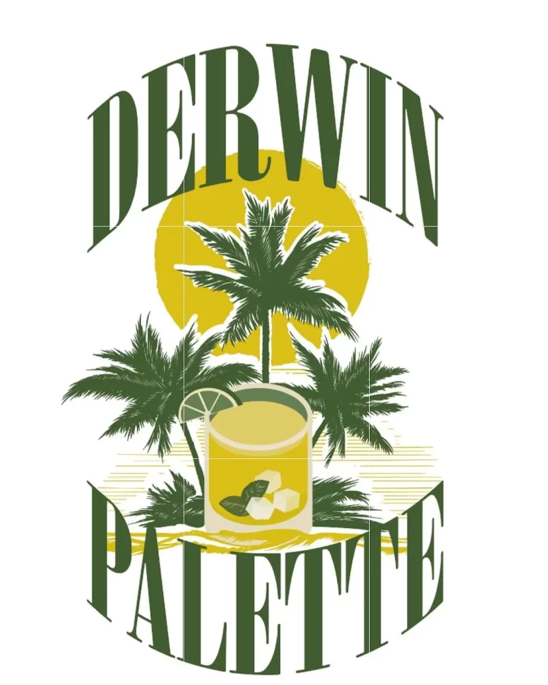 Graphic Tee Palm-Colada