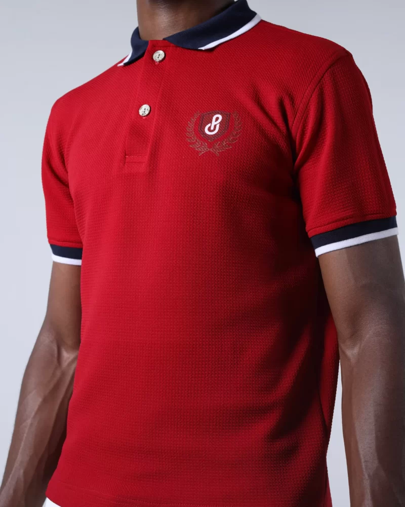 The Polo Tee - Red