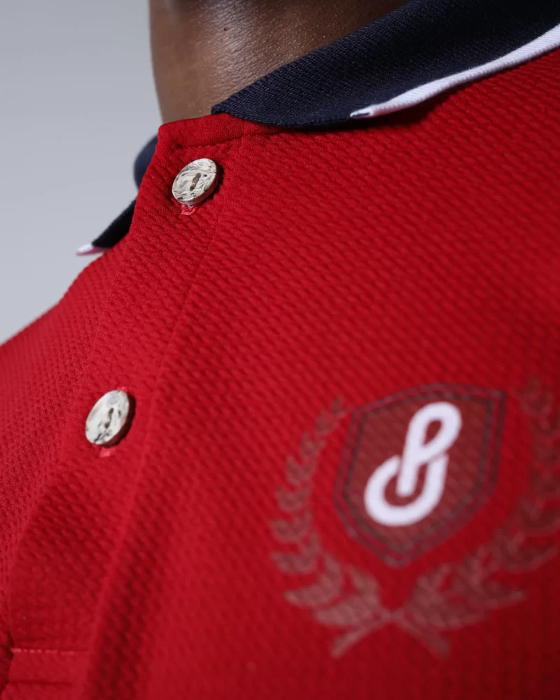 The Polo Tee - Red