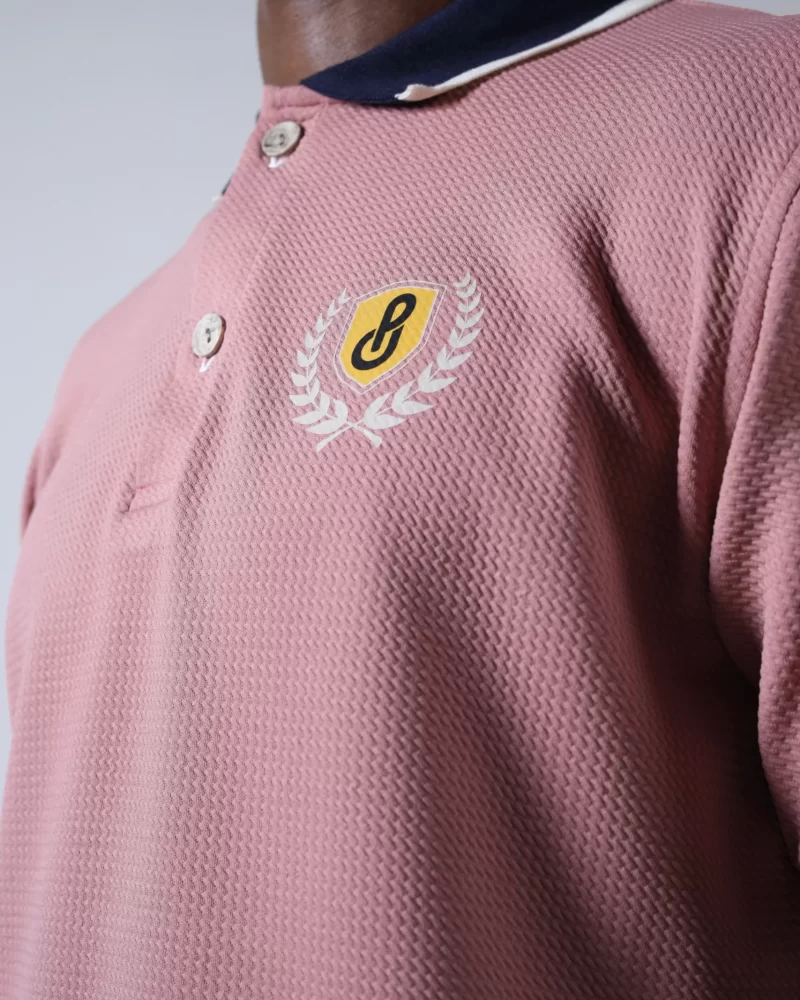 The Polo Tee - Blush Pink