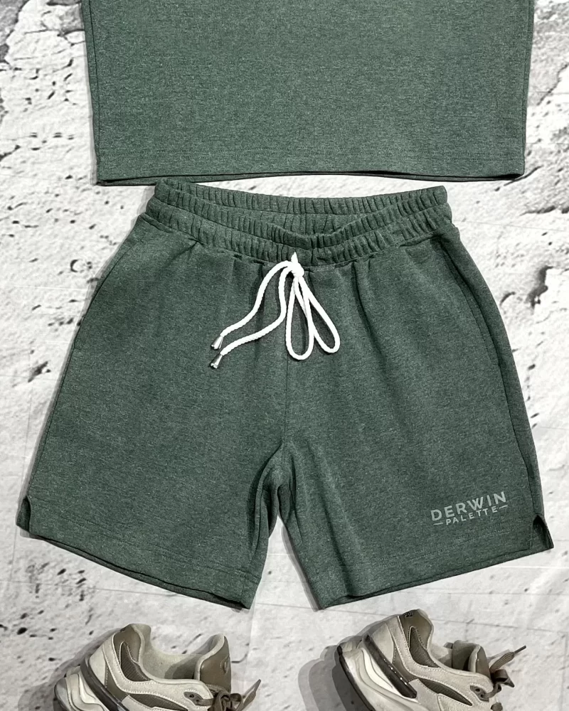 The Benchmark Sage Green Set - Shorts