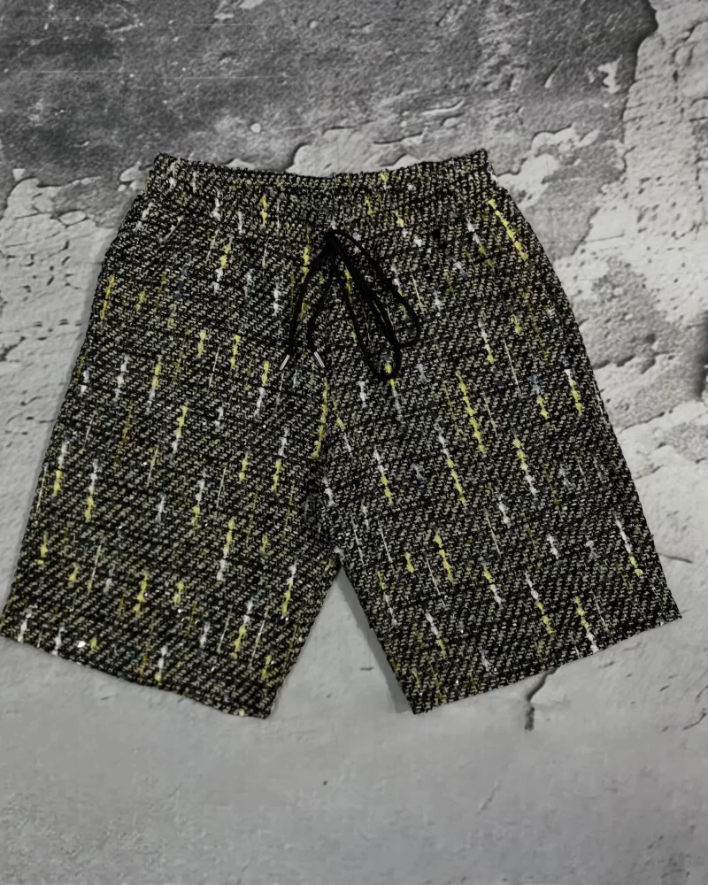 Star Tweed Jorts